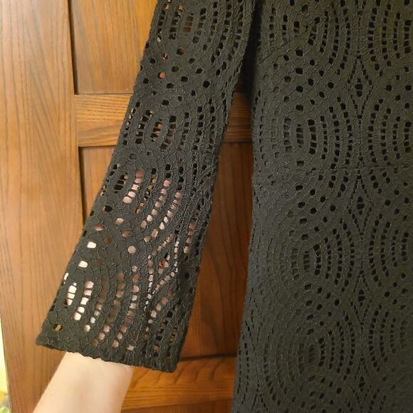 Maje Reverso Black Lace Dress - Picture 3 of 10